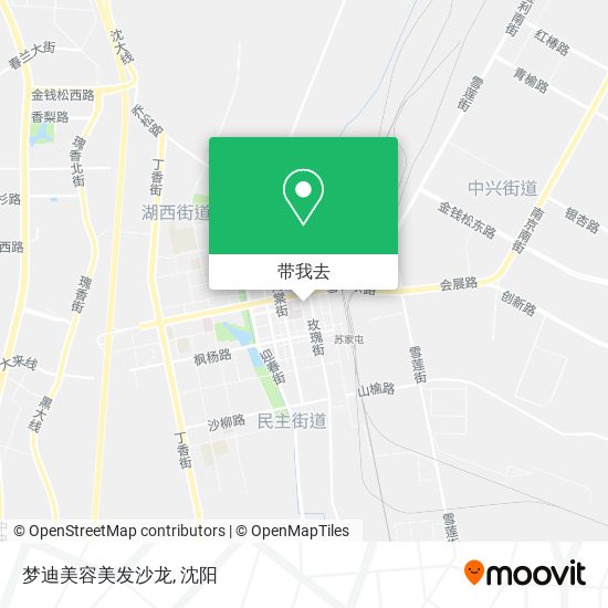 梦迪美容美发沙龙地图