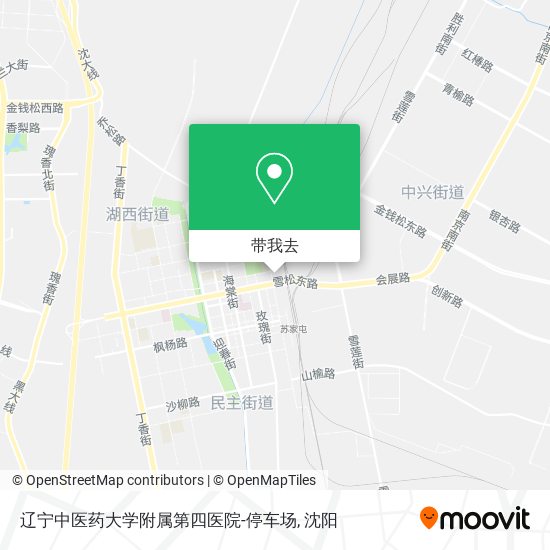 辽宁中医药大学附属第四医院-停车场地图