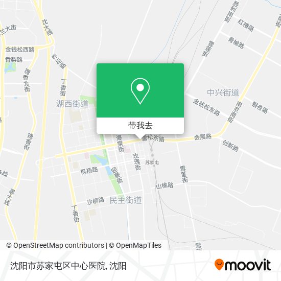 沈阳市苏家屯区中心医院地图