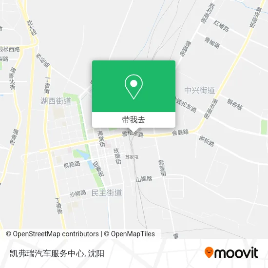 凯弗瑞汽车服务中心地图