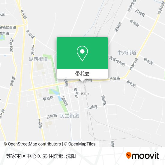 苏家屯区中心医院-住院部地图