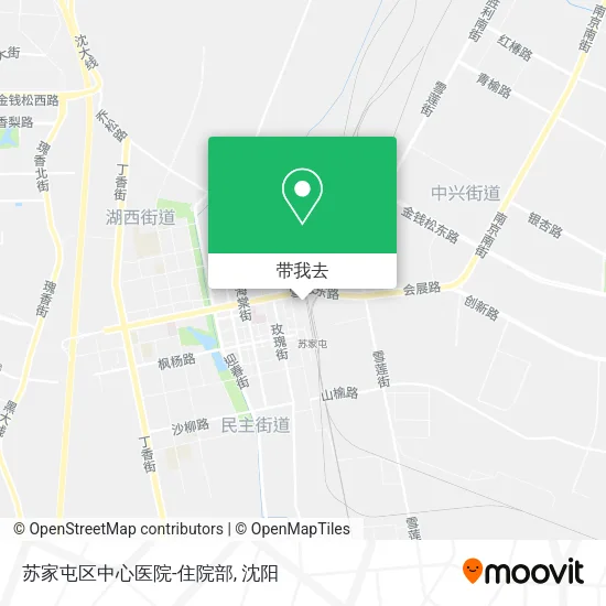 苏家屯区中心医院-住院部地图