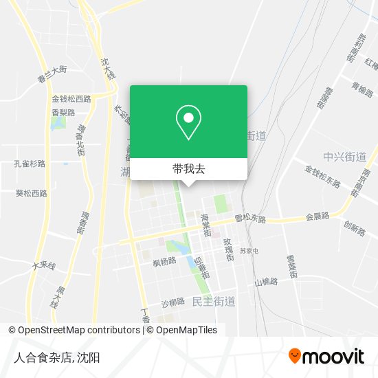 人合食杂店地图