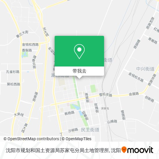 沈阳市规划和国土资源局苏家屯分局土地管理所地图