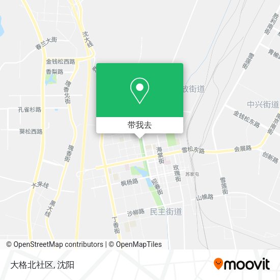 大格北社区地图
