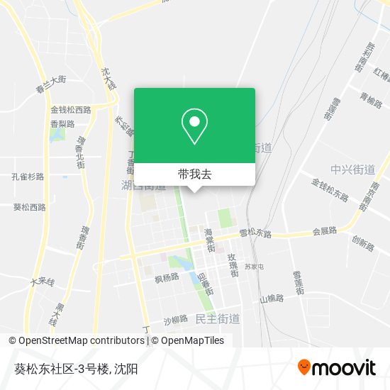 葵松东社区-3号楼地图