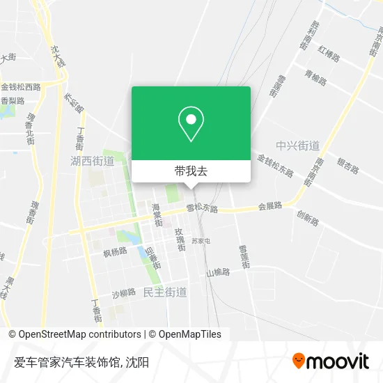 爱车管家汽车装饰馆地图