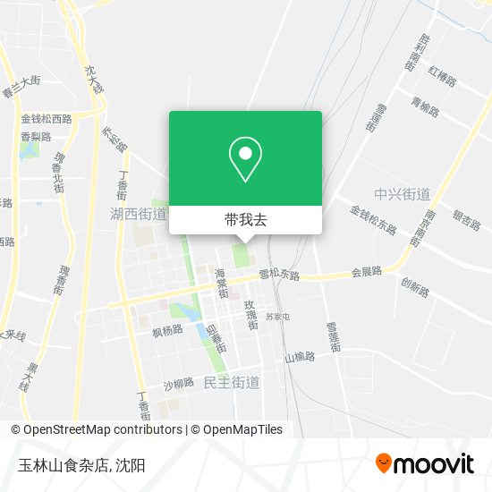 玉林山食杂店地图