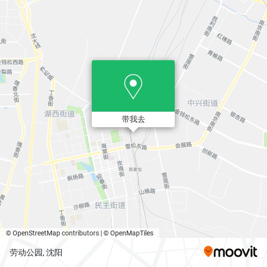 劳动公园地图
