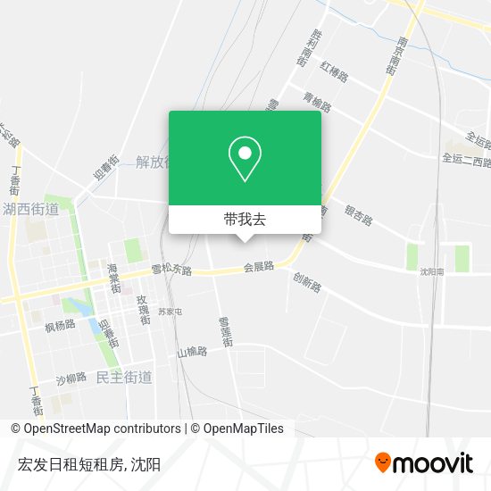 宏发日租短租房地图