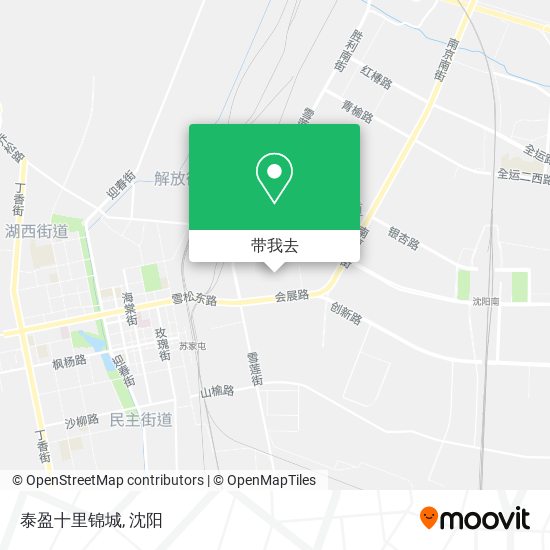 泰盈十里锦城地图