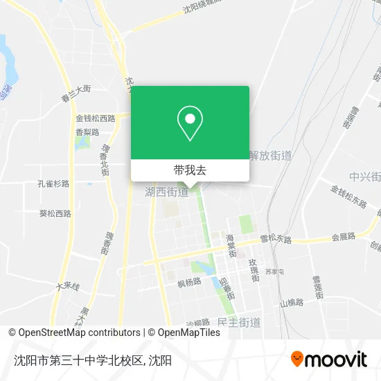 沈阳市第三十中学北校区地图