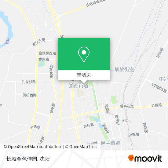 长城金色佳园地图