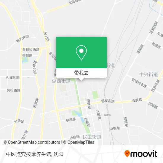 中医点穴按摩养生馆地图