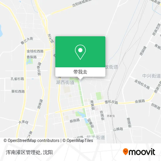 浑南灌区管理处地图