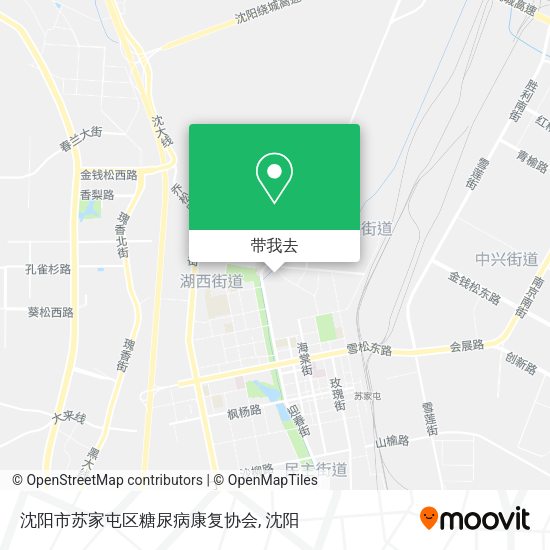 沈阳市苏家屯区糖尿病康复协会地图