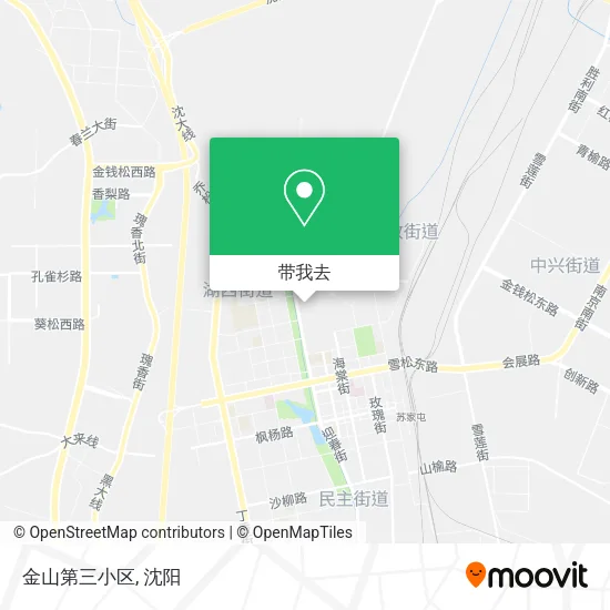 金山第三小区地图