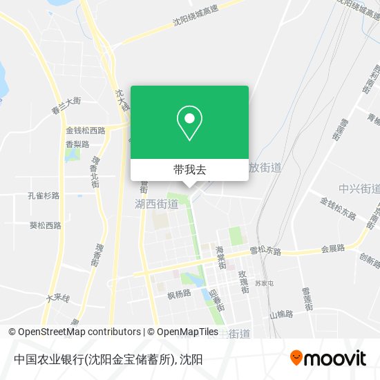 中国农业银行(沈阳金宝储蓄所)地图