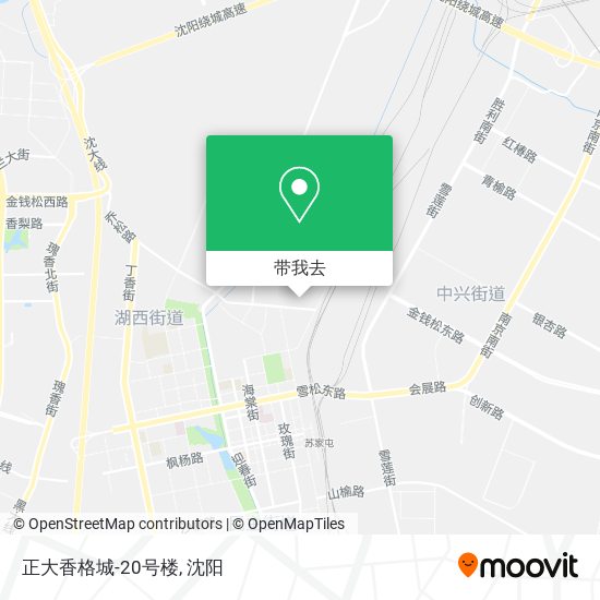 正大香格城-20号楼地图
