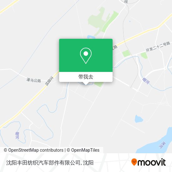 沈阳丰田纺织汽车部件有限公司地图