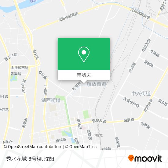 秀水花城-8号楼地图