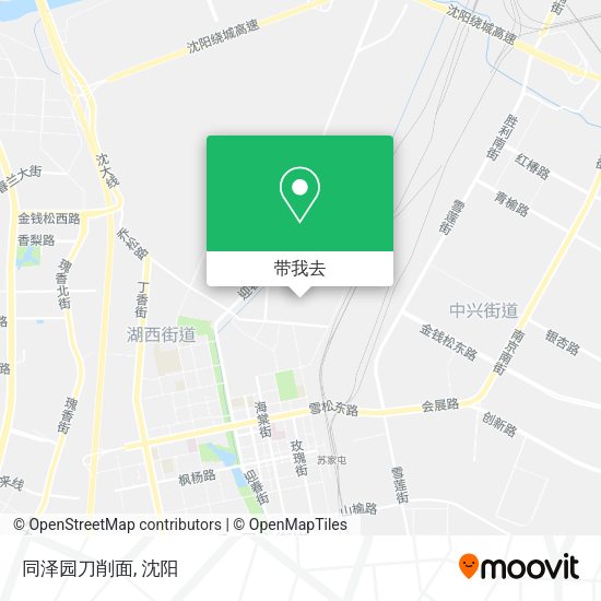 同泽园刀削面地图