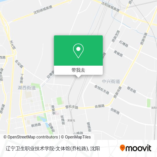 辽宁卫生职业技术学院-文体馆(乔松路)地图