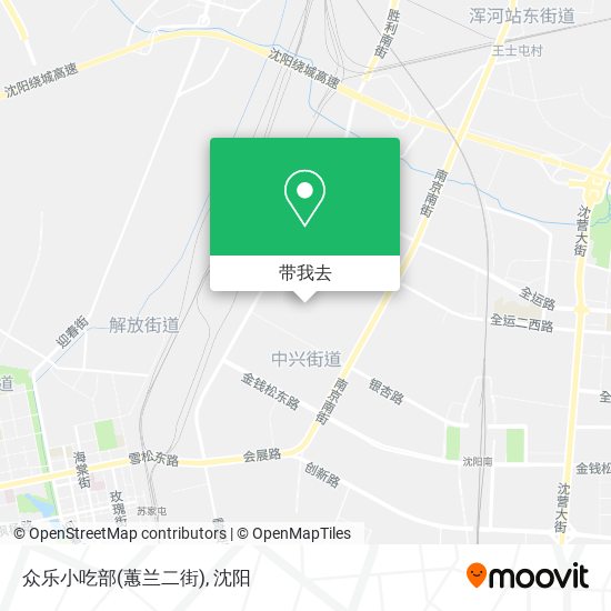 众乐小吃部(蕙兰二街)地图