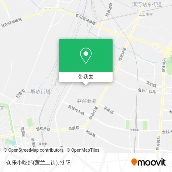 众乐小吃部(蕙兰二街)地图