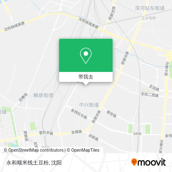 永和顺米线土豆粉地图