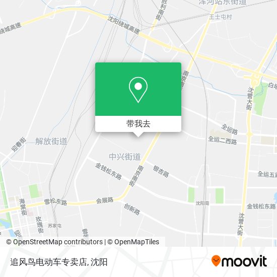 追风鸟电动车专卖店地图