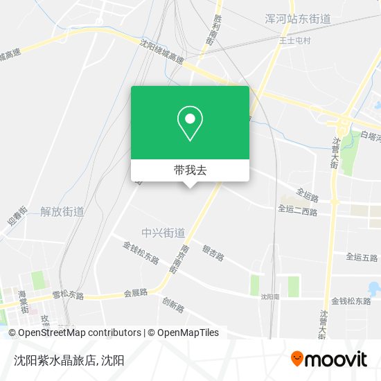 沈阳紫水晶旅店地图