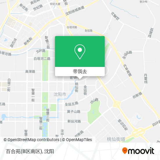 百合苑(B区南区)地图