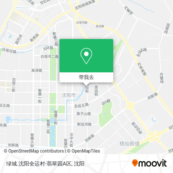 绿城.沈阳全运村-翡翠园A区地图