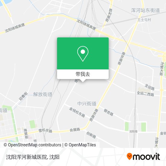 沈阳浑河新城医院地图