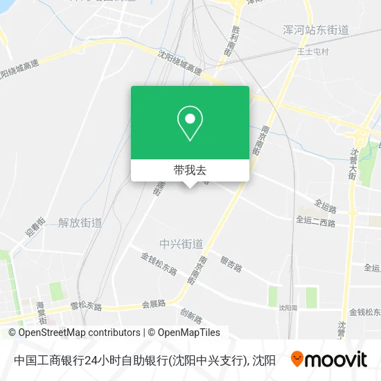 中国工商银行24小时自助银行(沈阳中兴支行)地图