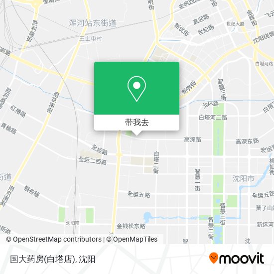 国大药房(白塔店)地图