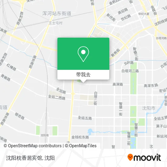 沈阳枕香居宾馆地图