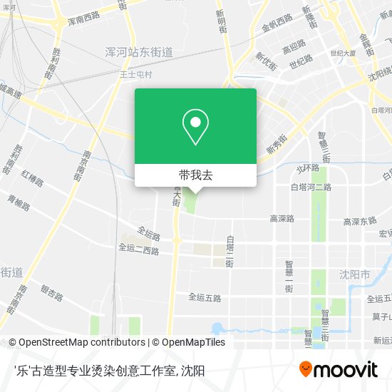 '乐'古造型专业烫染创意工作室地图