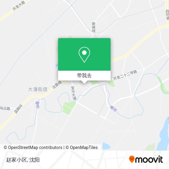 赵家小区地图