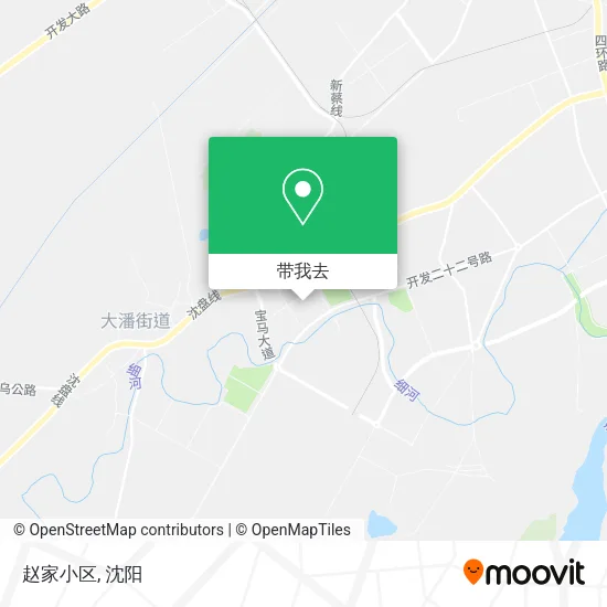 赵家小区地图