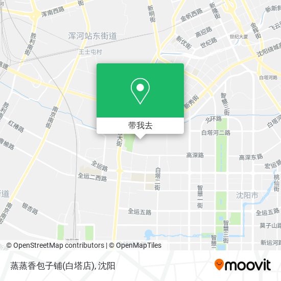 蒸蒸香包子铺(白塔店)地图