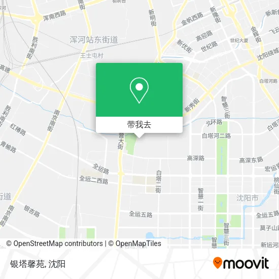 银塔馨苑地图
