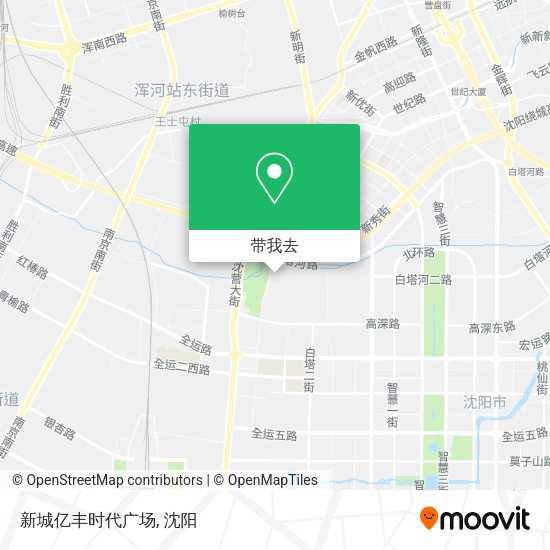 新城亿丰时代广场地图