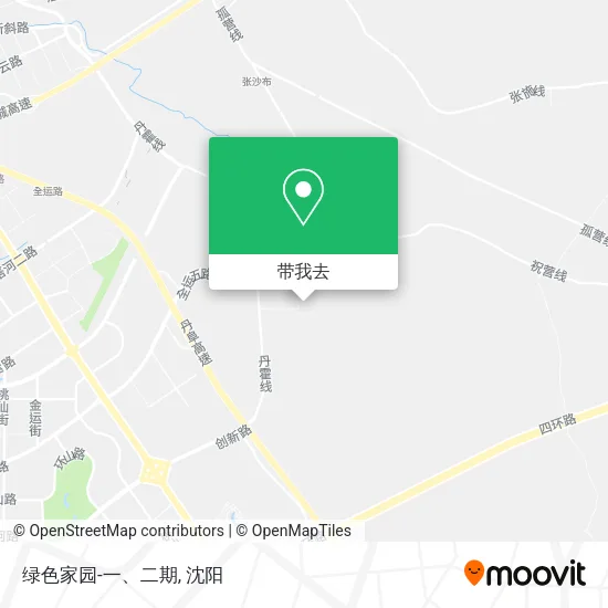 绿色家园-一、二期地图