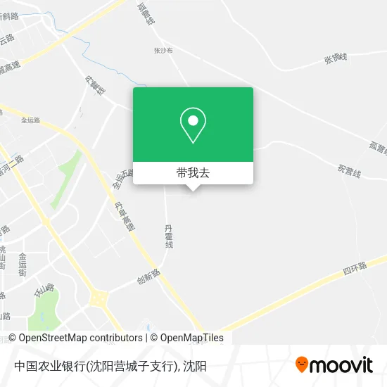 中国农业银行(沈阳营城子支行)地图