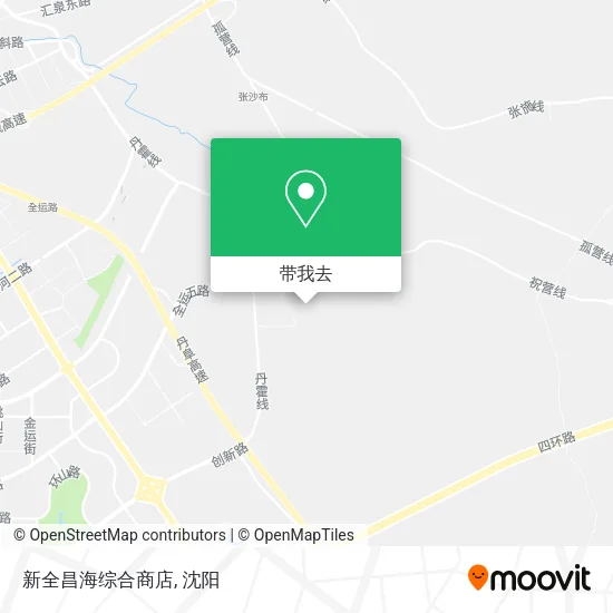 新全昌海综合商店地图