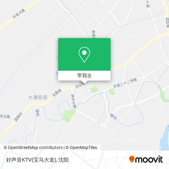 好声音KTV(宝马大道)地图