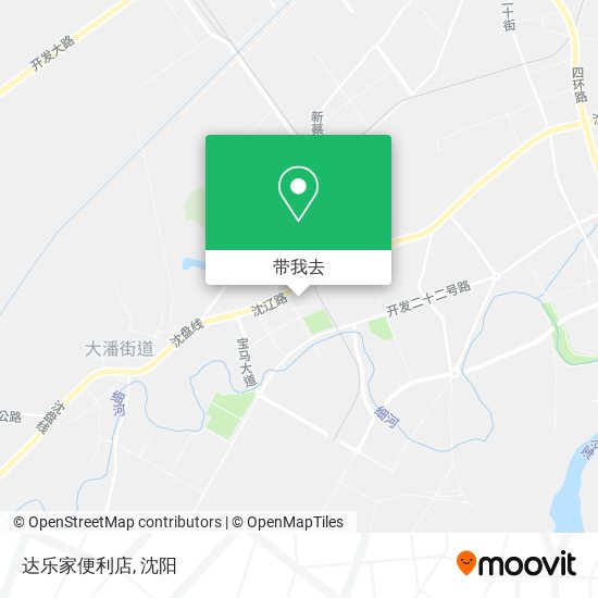 达乐家便利店地图