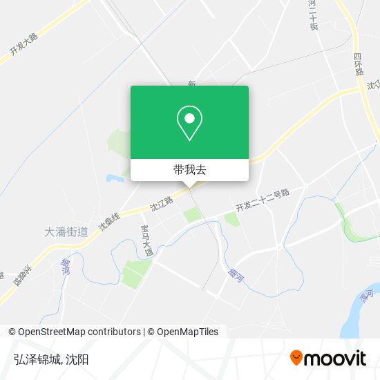 弘泽锦城地图